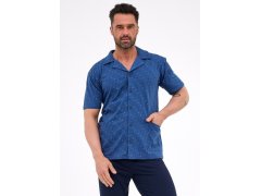 Pyžamo Cornette 318/57 cr/r 3XL-5XL pánské rozepínací 1