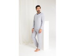 Pyžamo Regina 489 dlouhé/r froté 2XL-3XL pánské 2