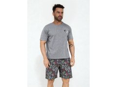 Pyžamo Cornette 326/206 Symboly lásky kr/r 3XL-5XL 1