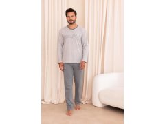 Pyžamo Regina 6010 dlouhé rukávy, velikosti M–3XL, Z26 4