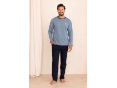 Pyžamo Regina 6009 dlouhé rukávy, velikosti M–3XL, Z26 4