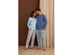 Pyžamo Regina 6006 dlouhé rukávy, velikosti S–2XL, Z26 4
