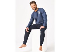 Pyžamo Key MNS 614 B26 dlouhé rukávy, velikosti M–2XL 3