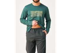 Pyžamo Key MNS 609 B26 dlouhé rukávy, velikosti M–2XL 3