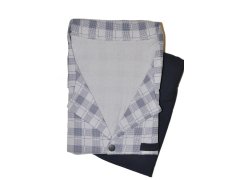 Pyžamo Cornette 114 dlouhé/r 3XL-5XL pánské rozepínací 3