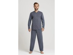 Pánské pyžamo Gucio long/r 4XL-5XL 1