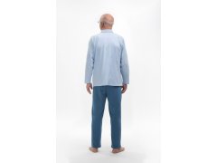 Pánské pyžamo Martel 403 Antoni III délka/r 3XL-4XL pyžamo na zip 5