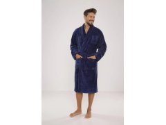 Pánský župan De Lafense 811 Plush M-2XL 1