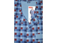 Pyžamo Luna 797 dlouhé/r 4XL pánské rozepínací 5