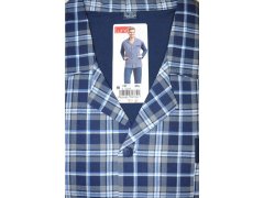 Pyžamo Luna 797 dlouhé/r 4XL pánské rozepínací 6