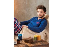 Pyžamo Key MNS 613 B24 Flanel M-2XL pánské 2