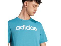Tričko adidas Essentials Single Jersey Linear s vyšitým logem M IJ8655 3