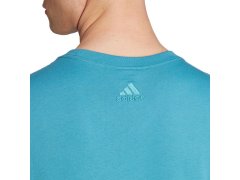 Tričko adidas Essentials Single Jersey Linear s vyšitým logem M IJ8655 4
