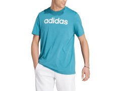 Tričko adidas Essentials Single Jersey Linear s vyšitým logem M IJ8655 6