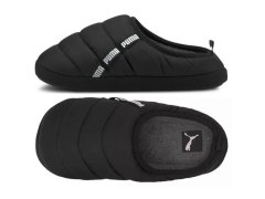 Pánské/dámské zimní pantofle PUMA SCUFF BLACK, černé, zateplené (384945-01) 3