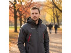 Geographical Norway Techno DB MEN 056 WU1060H/GN-DARK GREY softshellová bunda 3