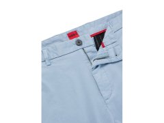 Pánské dlouhé kalhoty Hugo Boss slim fit z elastického bavlněného gabardénu modré barvy (50468314-451) 1