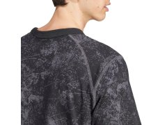 Pánské bavlněné tričko adidas Adventure Allover Print Black – stylové černé (IJ0711) 1