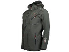 Bunda softshellová Geographical Norway Royaute ASSOR B MEN 068 M WW1975H/GN/Dark šedá / černá 1