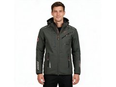 Bunda softshellová Geographical Norway Royaute ASSOR B MEN 068 M WW1975H/GN/Dark šedá / černá 6