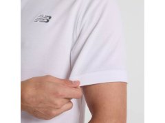 Bavlněné polo tričko New Balance Pique M MT51519WT T-Shirt 2