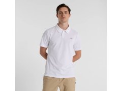 Bavlněné polo tričko New Balance Pique M MT51519WT T-Shirt 4