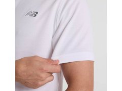 Bavlněné polo tričko New Balance Pique M MT51519WT T-Shirt 6