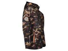 Geographical Norway Softshellová bunda Royaute M WU1057H-GN-KAKI-ORANGE pánské 2