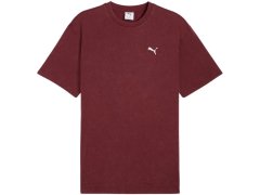 Pánské tričko Puma Ess Elevated Relaxed Wash Tee burgundy 688048 96 pánské 1