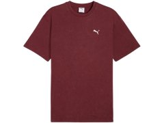 Pánské tričko Puma Ess Elevated Relaxed Wash Tee burgundy 688048 96 pánské 6