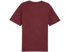 Pánské tričko Puma Ess Elevated Relaxed Wash Tee burgundy 688048 96 pánské 7