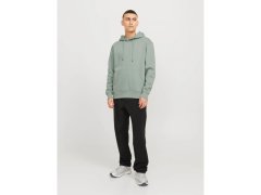 Jack&Jones pánská mikina JJESTAR BASIC SWEAT HOOD NOOS 12208157 ICEBERG GREEN 1