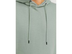 Jack&Jones pánská mikina JJESTAR BASIC SWEAT HOOD NOOS 12208157 ICEBERG GREEN 4