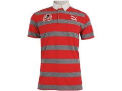 Pánské tričko Puma Polo, červeno-šedé, 558241 09, pánské 3