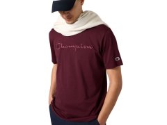 Pánské tričko Champion SS Tee maroon 220273 RS522 pánské 4