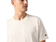 Pánské tričko Champion SS Tee cream 220273 WW056 pánské 7