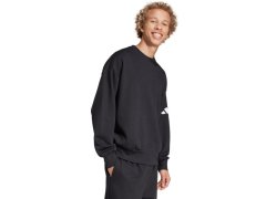 Pánská mikina adidas Essentials Loose Fit 3 Bar Logo černá JF3542 pánská 5