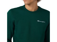 Pánská mikina Champion Crewneck Sweatshirt, zelená 221792 GS584, pánská 5