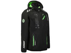 Geographical Norway – pánská softshellová bunda ROYAUTE BLACK / GREEN DB MEN 068 BLACK / GREEN (WY8026H/GN-NOIR / VERT) 3