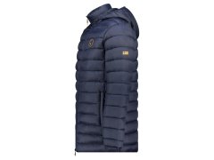 Geographical Norway pánská bunda AMIGOBADGE LONG HOOD DB v tmavě modré barvě MEN 233 tmavě modrá (WY8852H/GN-MARINE) 4