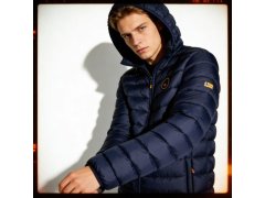 Geographical Norway pánská bunda AMIGOBADGE LONG HOOD DB v tmavě modré barvě MEN 233 tmavě modrá (WY8852H/GN-MARINE) 7