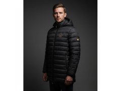 Geographical Norway – pánská bunda AMIGOMAP LONG HOOD DB BLACK MEN 233 BLACK (WZ5085H/GN-NOIR) 5