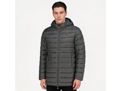 Geographical Norway pánská bunda AMIGOMAP LONG HOOD DB DGREY MEN 233 DARK GREY (WZ5086H/GN-GRIS FONCÉ) 6