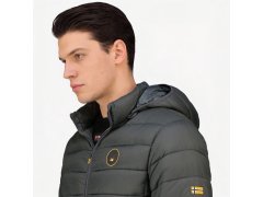 Geographical Norway pánská bunda AMIGOMAP LONG HOOD DB DGREY MEN 233 DARK GREY (WZ5086H/GN-GRIS FONCÉ) 7