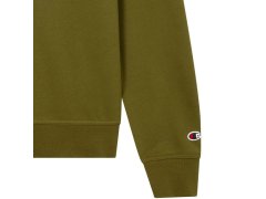 Pánská mikina Champion Crewneck Sweatshirt v olivové barvě 220272 GS585 pro muže 6