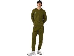 Pánská mikina Champion Crewneck Sweatshirt v olivové barvě 220272 GS585 pro muže 7