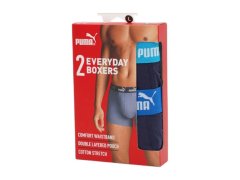 Pánské boxerky Puma 2-Pack tmavě modré z příjemné bavlny 2