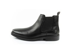 Pánské boty Skechers Miller-Boris v barvě sable – elegantní kožené boty 1