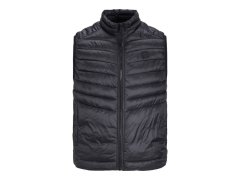 Jack&Jones pánské tričko bez rukávů JJESPRINT BODYWARMER COLLAR NOOS 12258457 BLACK/SOLID 1