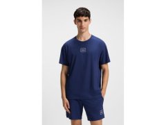 Hugo Loungewear Laze AZZURRO pánská košile na spaní (50525236-409) 4